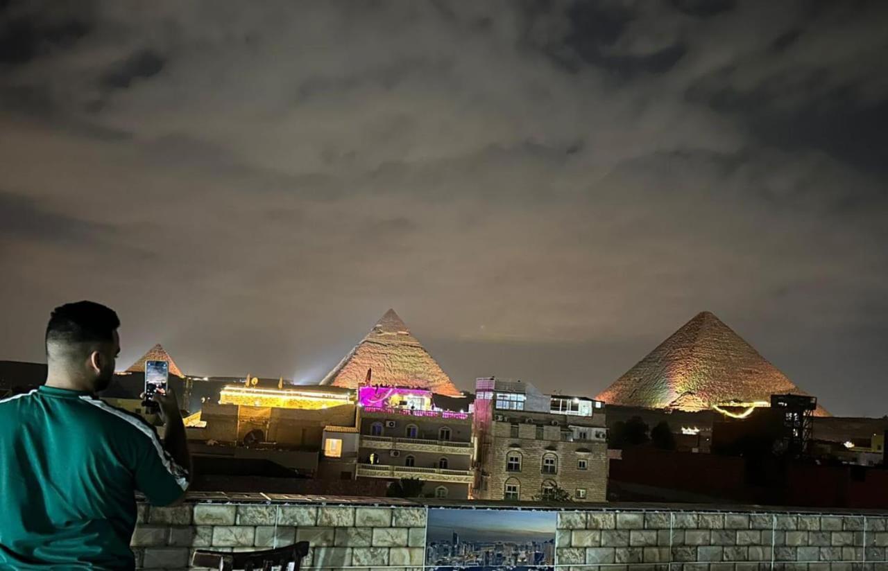 Mesho Falcon Pyramids View Inn Kafrat al Jabal Exterior photo