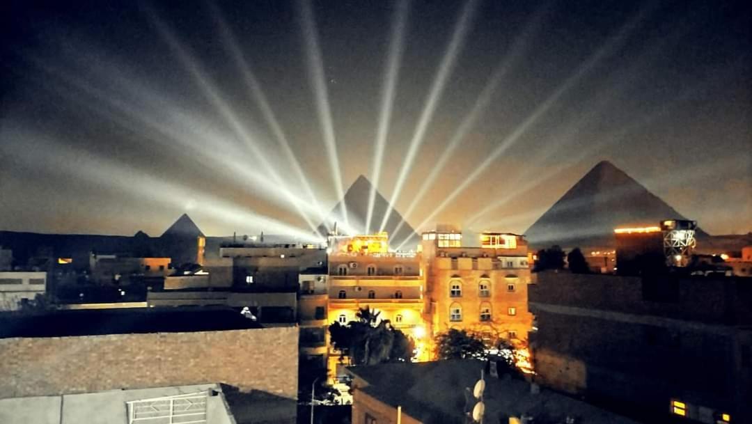 Mesho Falcon Pyramids View Inn Kafrat al Jabal Exterior photo